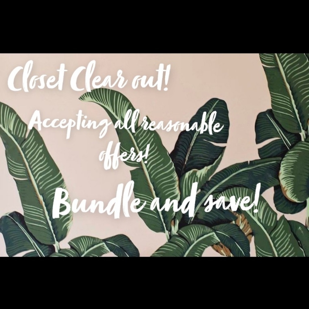 Closet Clear out!